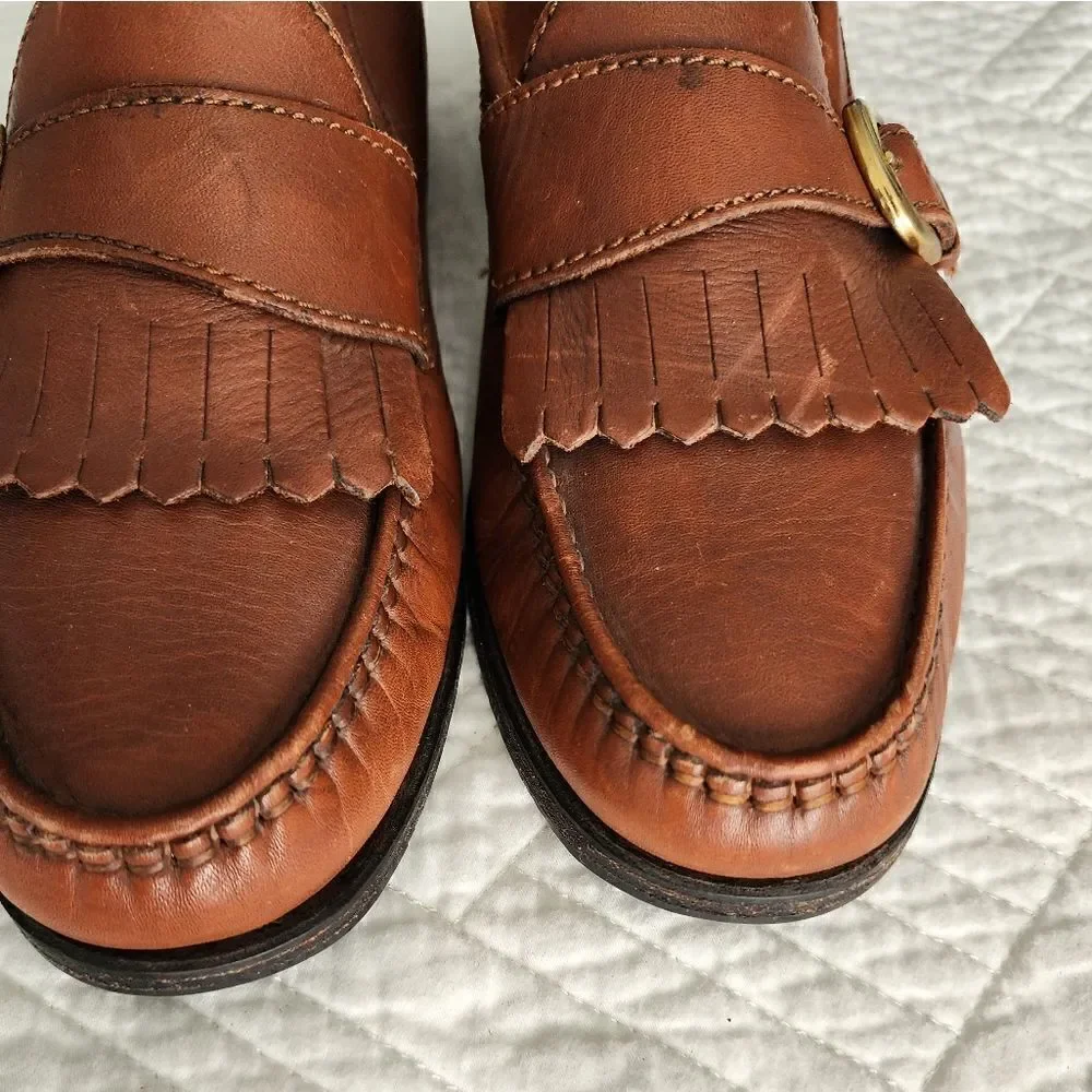 David Taylor leather loafers